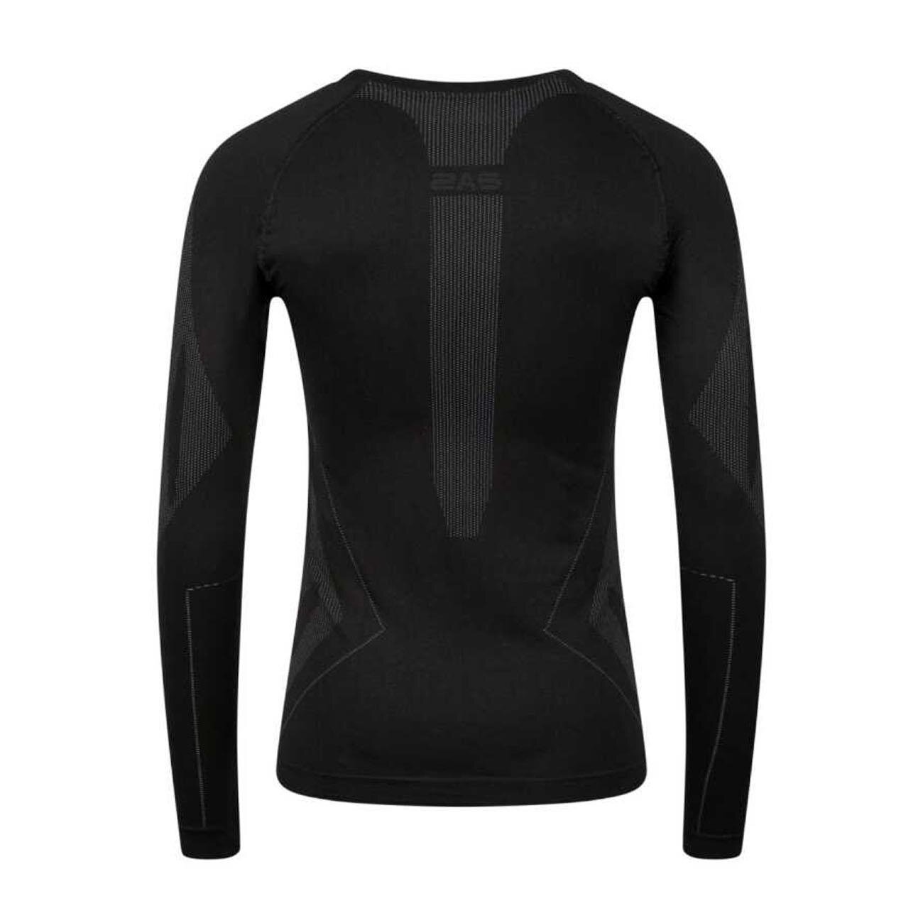2AS 2ASHSBMFBFW23 Heatwave Seamless Baselayer Üst İçilk Siyah-Gri - 3