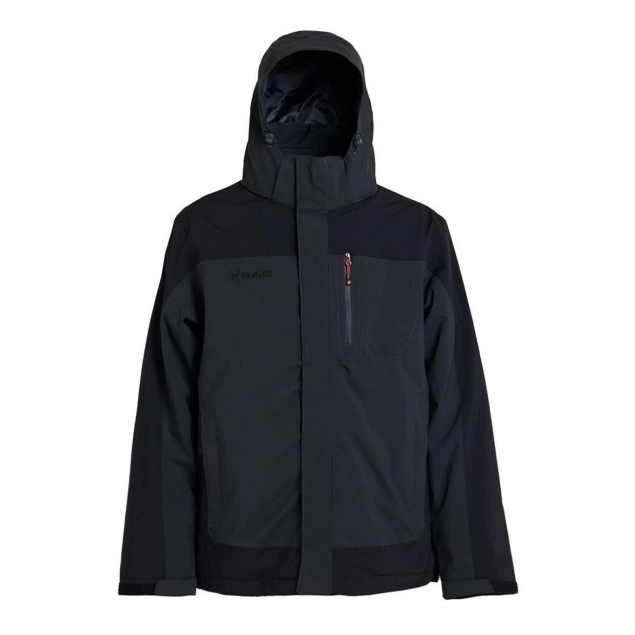 2AS 2ASM010422 Elbruz 3in 1 Jacket Siyah - 1