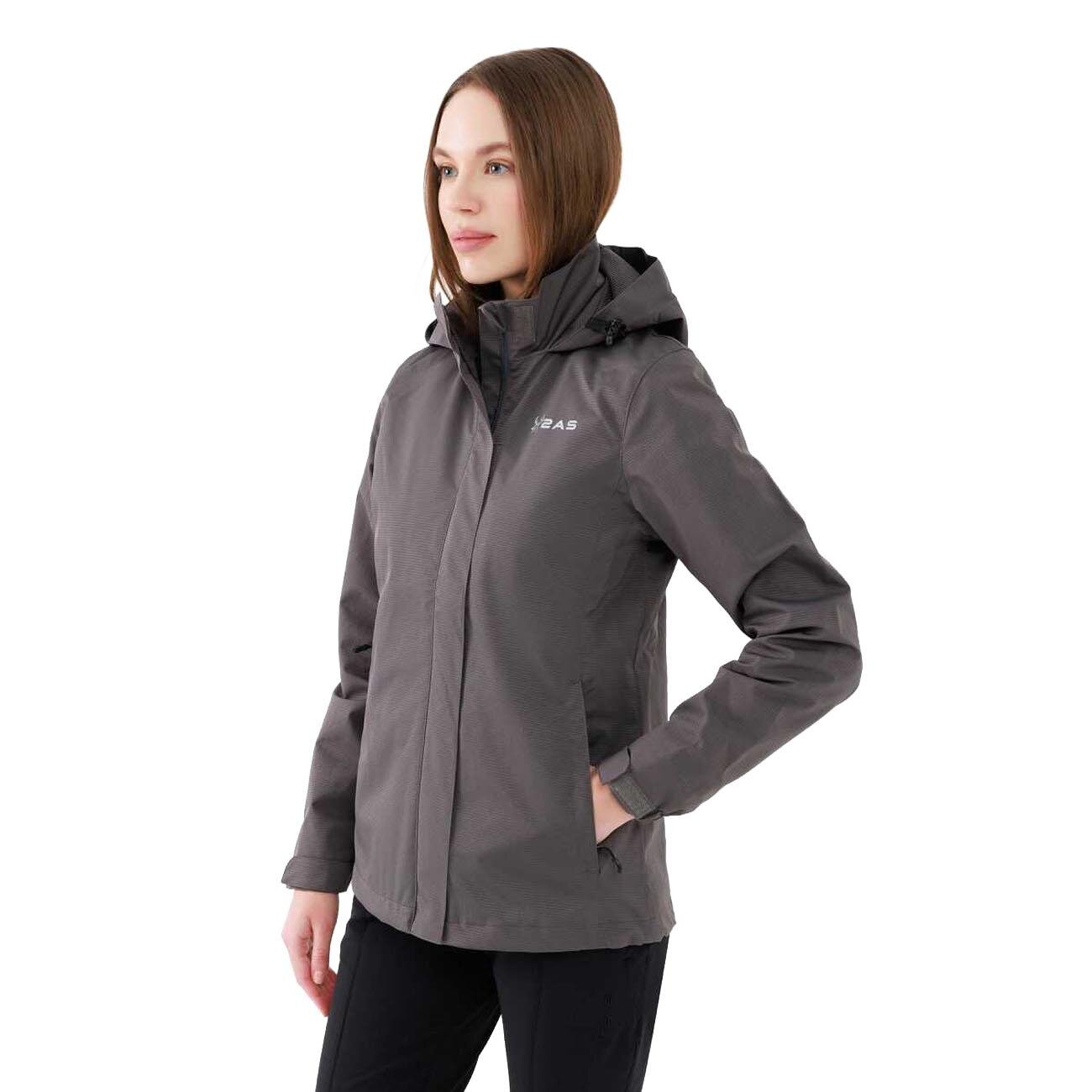 2AS 2ASTNYWFBFW23 Tınker III Kadın Yağmurluk Antrasit - 2