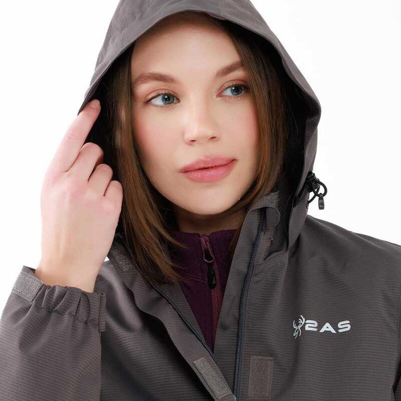 2AS 2ASTNYWFBFW23 Tınker III Kadın Yağmurluk Antrasit - 6