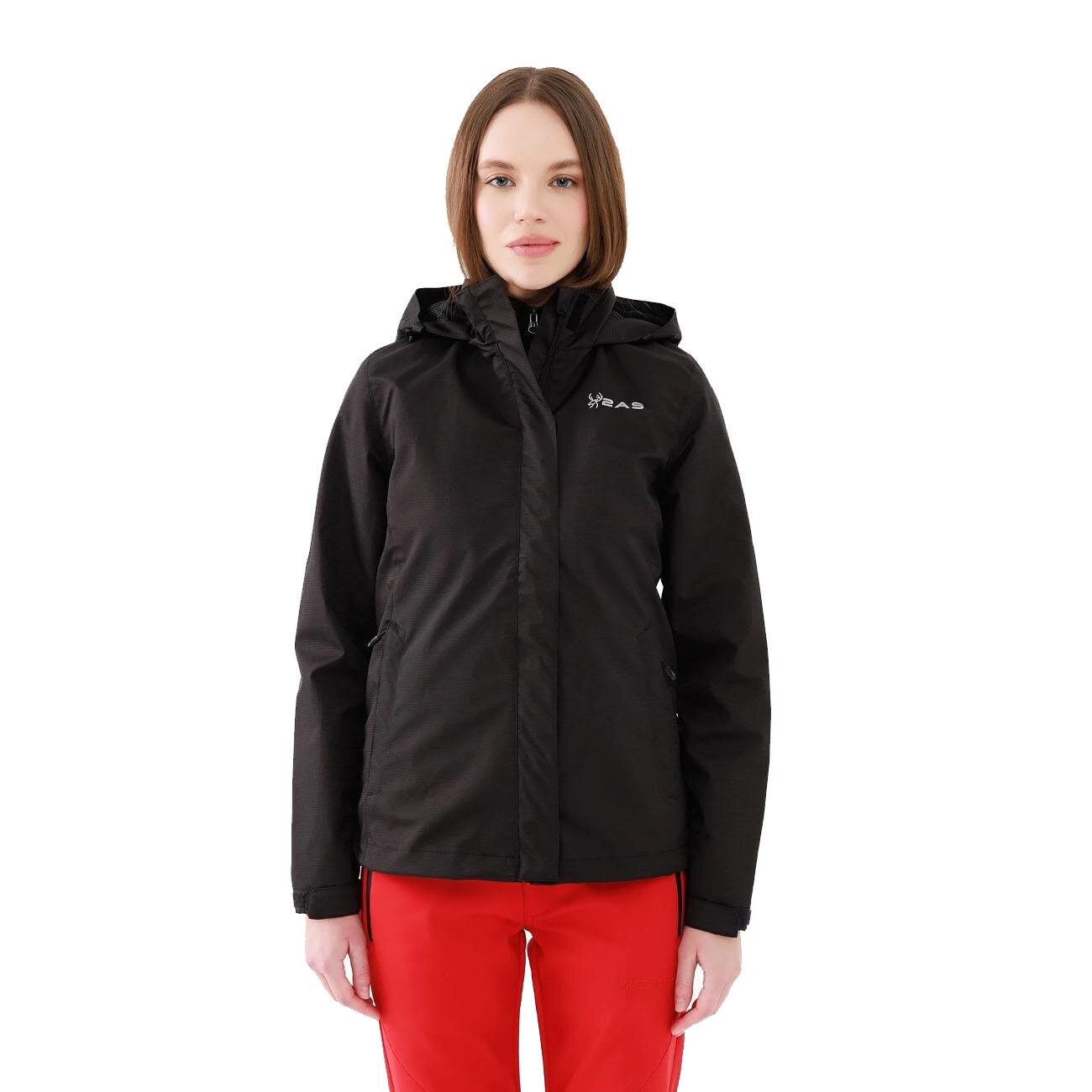 2AS 2ASTNYWFBFW23 Tınker III Kadın Yağmurluk Siyah - 1