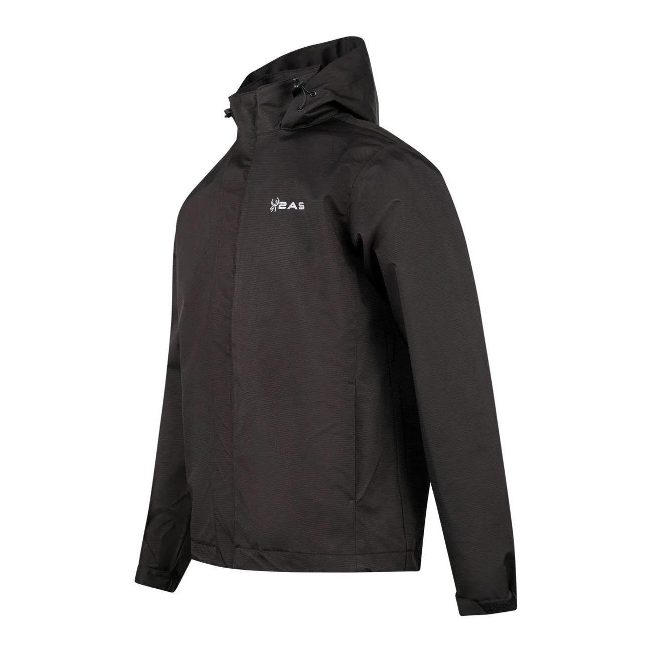 2AS 2ASTPSMFBFW23 Tipas III Erkek Yağmurluk Siyah - 2