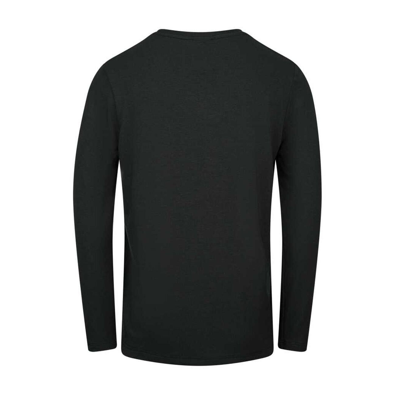 2AS 2asvermfbss24 Vernon Uzun Kol Tişört Siyah - 3