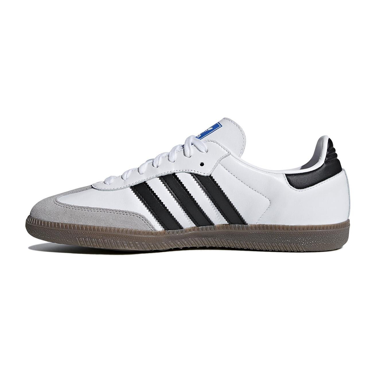 Adidas B75806 Samba Og Spor Ayakkabı Beyaz-Siyah - 2