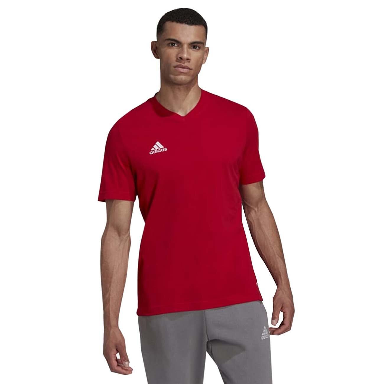 Adidas HC0451 Ent22 Tee Tişört Kırmızı - 2