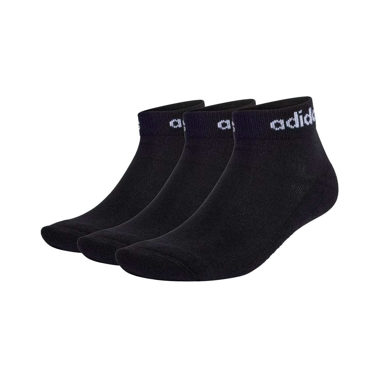 Adidas Ic1305 T Lin Ankle 3P Çorap Siyah - 1
