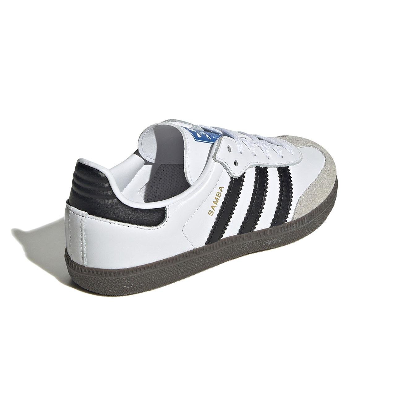 Adidas IE3677 Samba Og C Spor Ayakkabı Beyaz-Siyah - 4