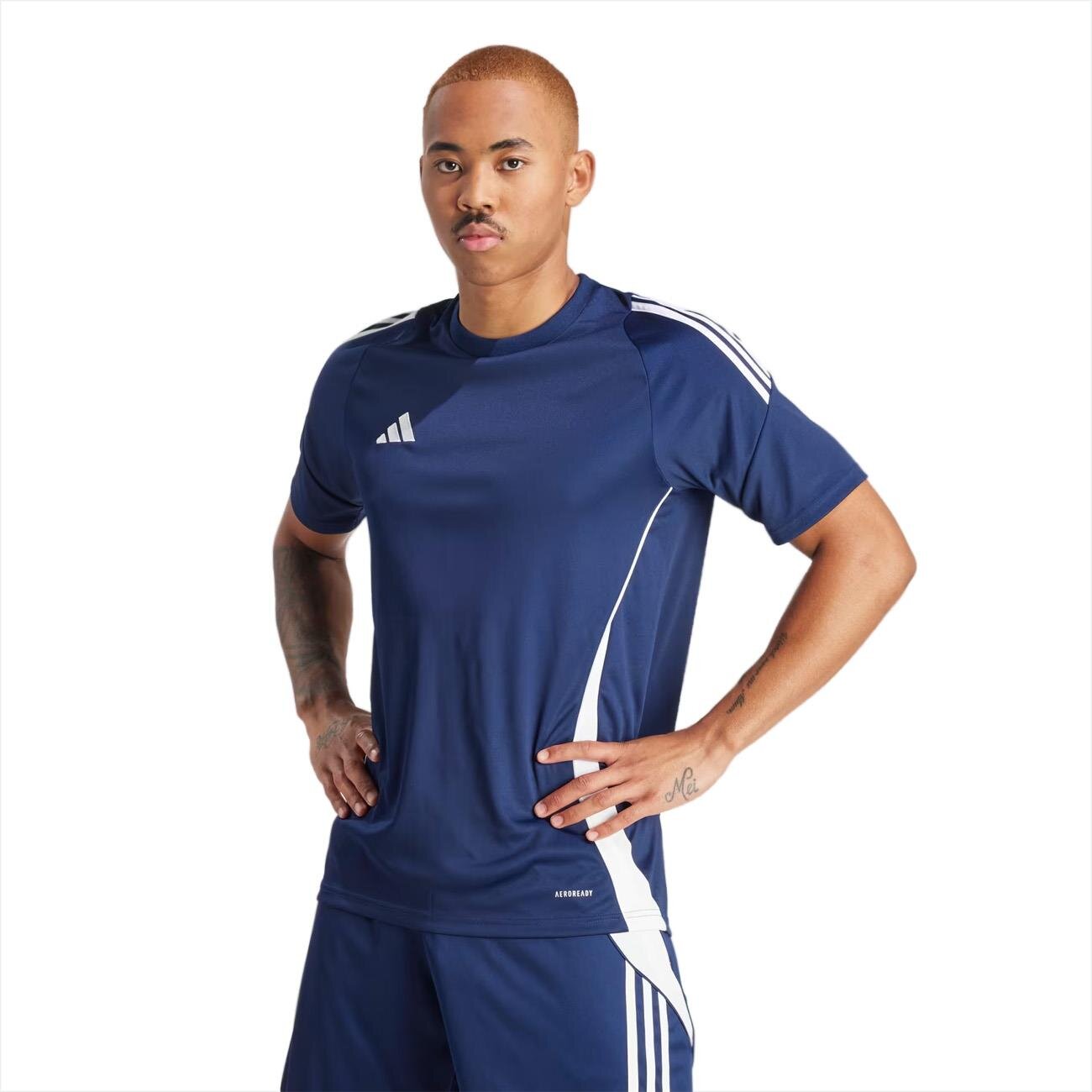Adidas Is1018 Tiro24 Jsy T-Shirt Lacivert - 2