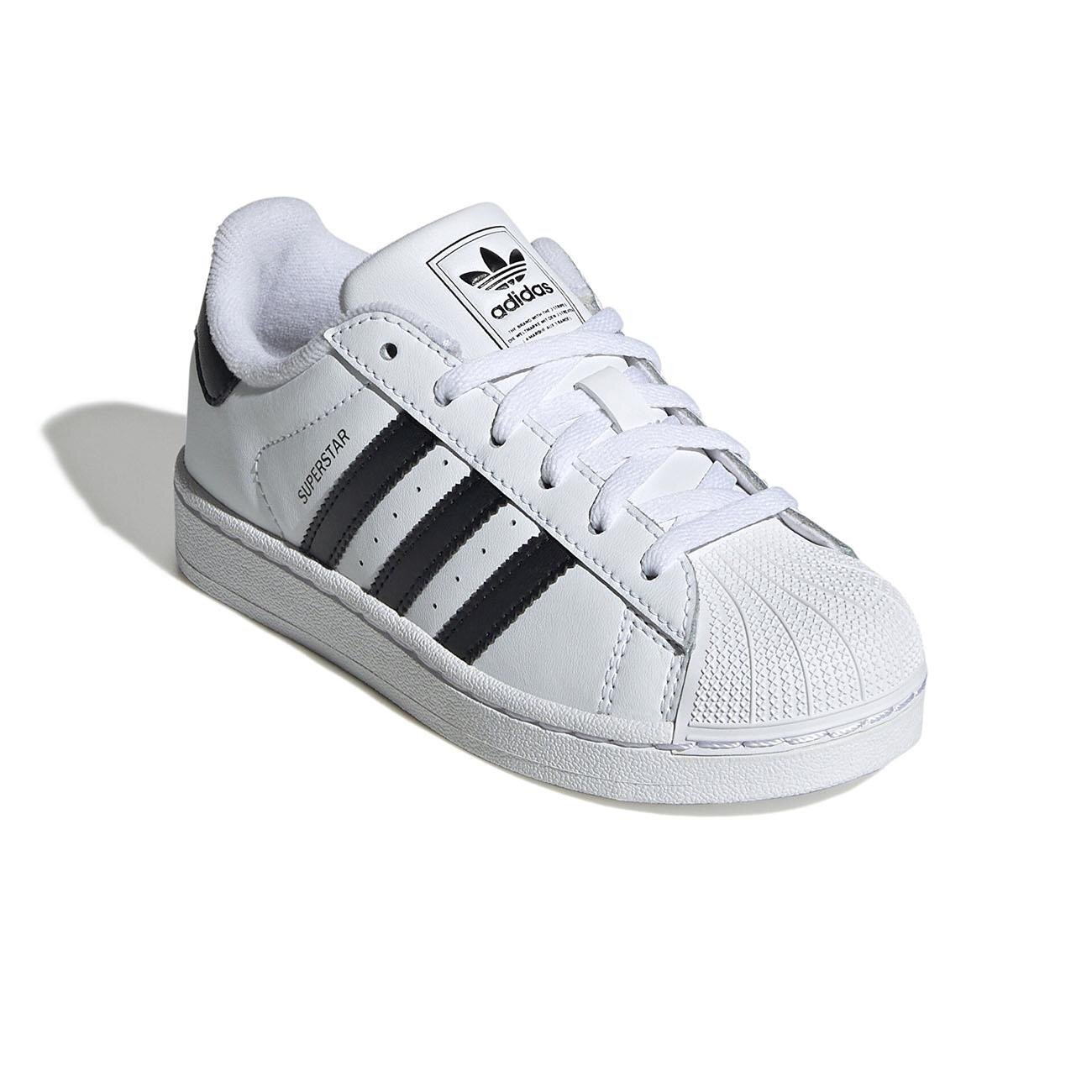 Adidas JH9980 Süperstar II C Spor Ayakkabı Beyaz-Siyah - 3