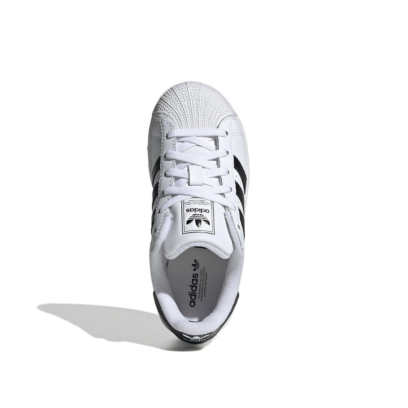 Adidas JH9980 Süperstar II C Spor Ayakkabı Beyaz-Siyah - 4