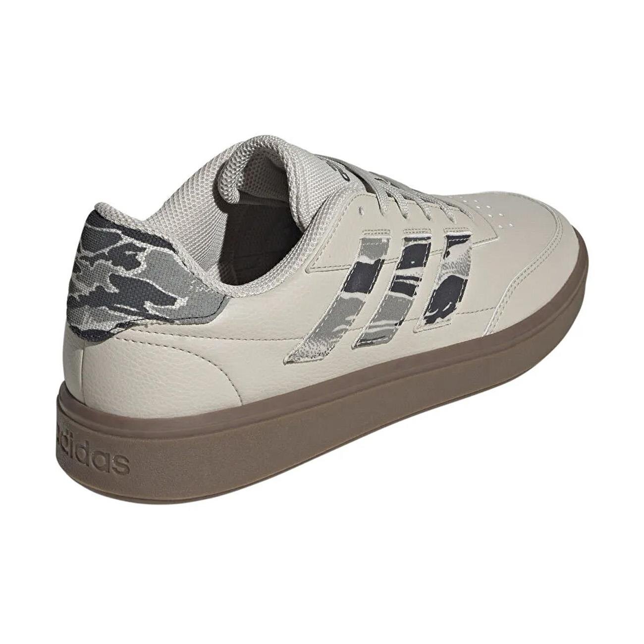 Adidas JI4718 Courtblock Spor Ayakkabı Bej - 4