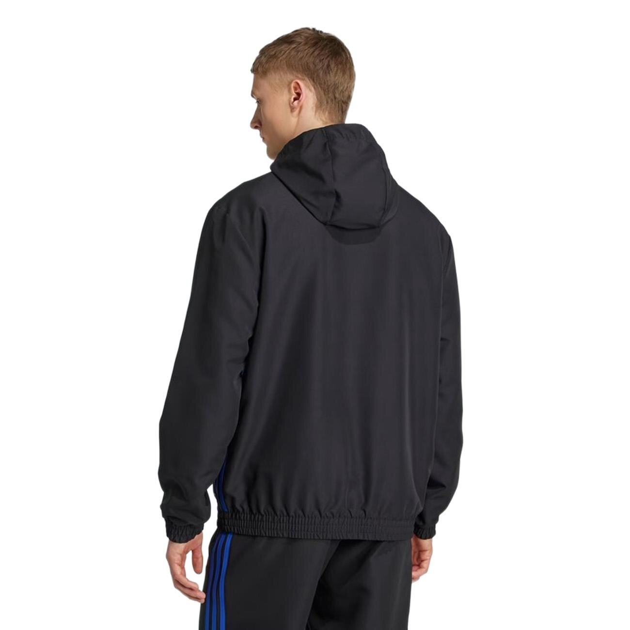Adidas JX2222 Tiro Essentials Woven Hoodie Ceket Siyah - 3