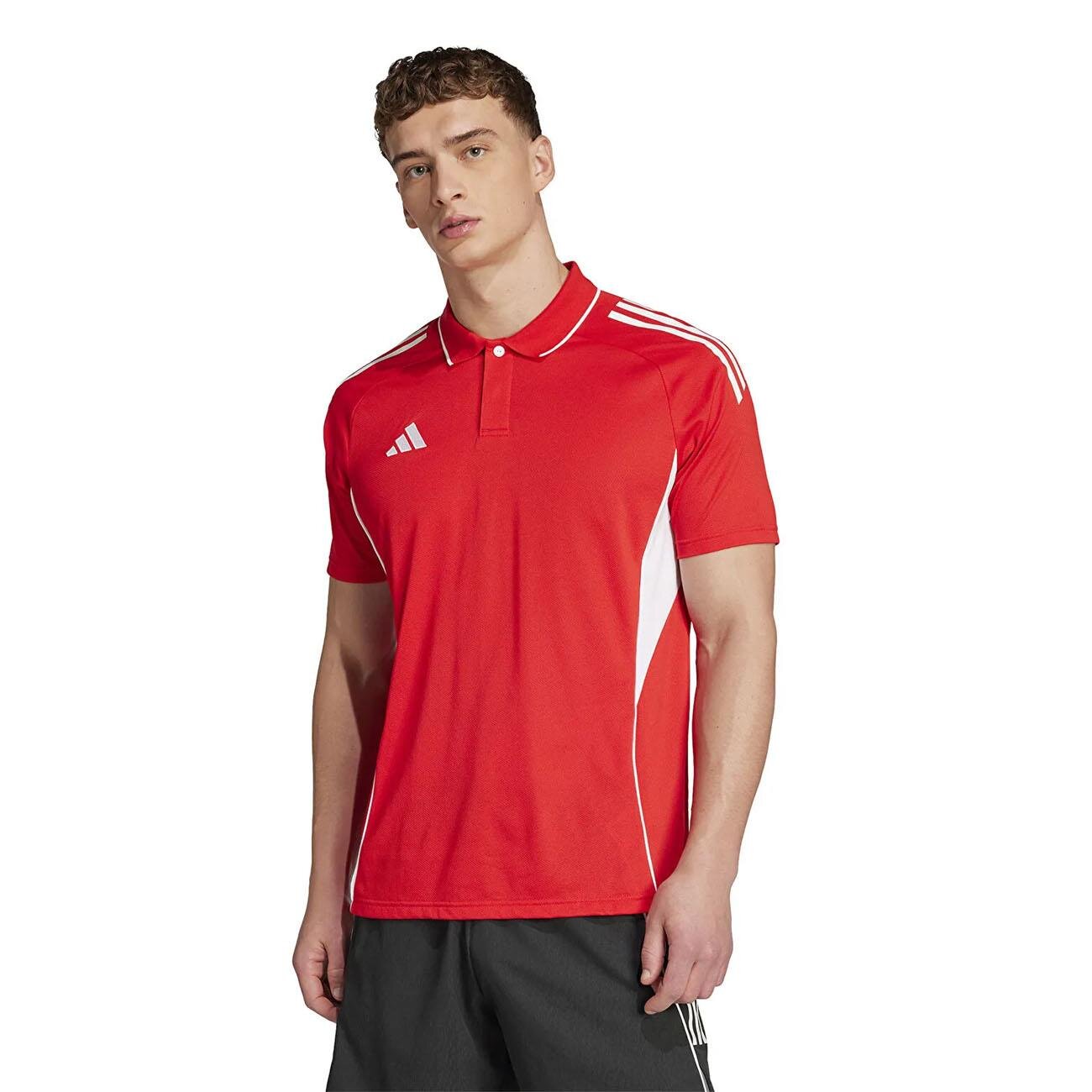 Adidas JY1802 Tiro25c Polo M Tişört Kırmızı - 2