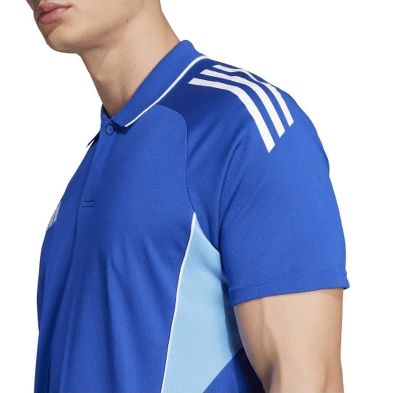 Adidas JY1803 Tiro25c Polo M Tişört Saks - 3