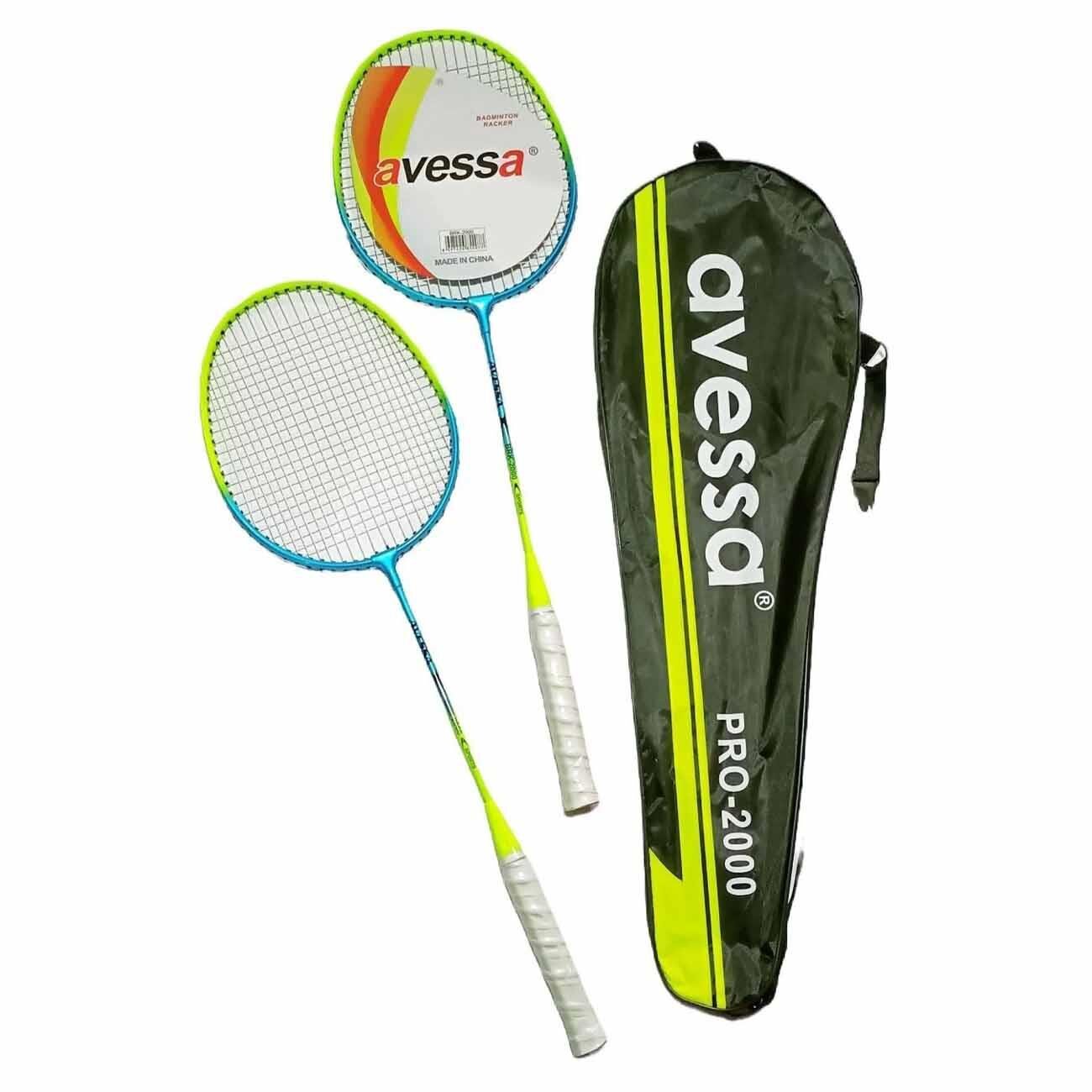 Avessa Brk-2000 Badminton Raketi Set Çantalı Neon Sarı - 1