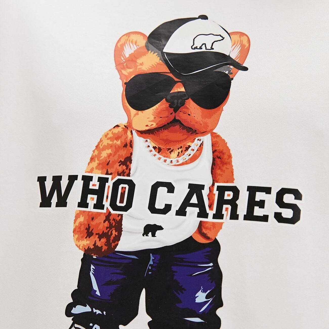 Bad Bear 24.01.12.002 Mood Hoodie T-Shirt Beyaz - 4