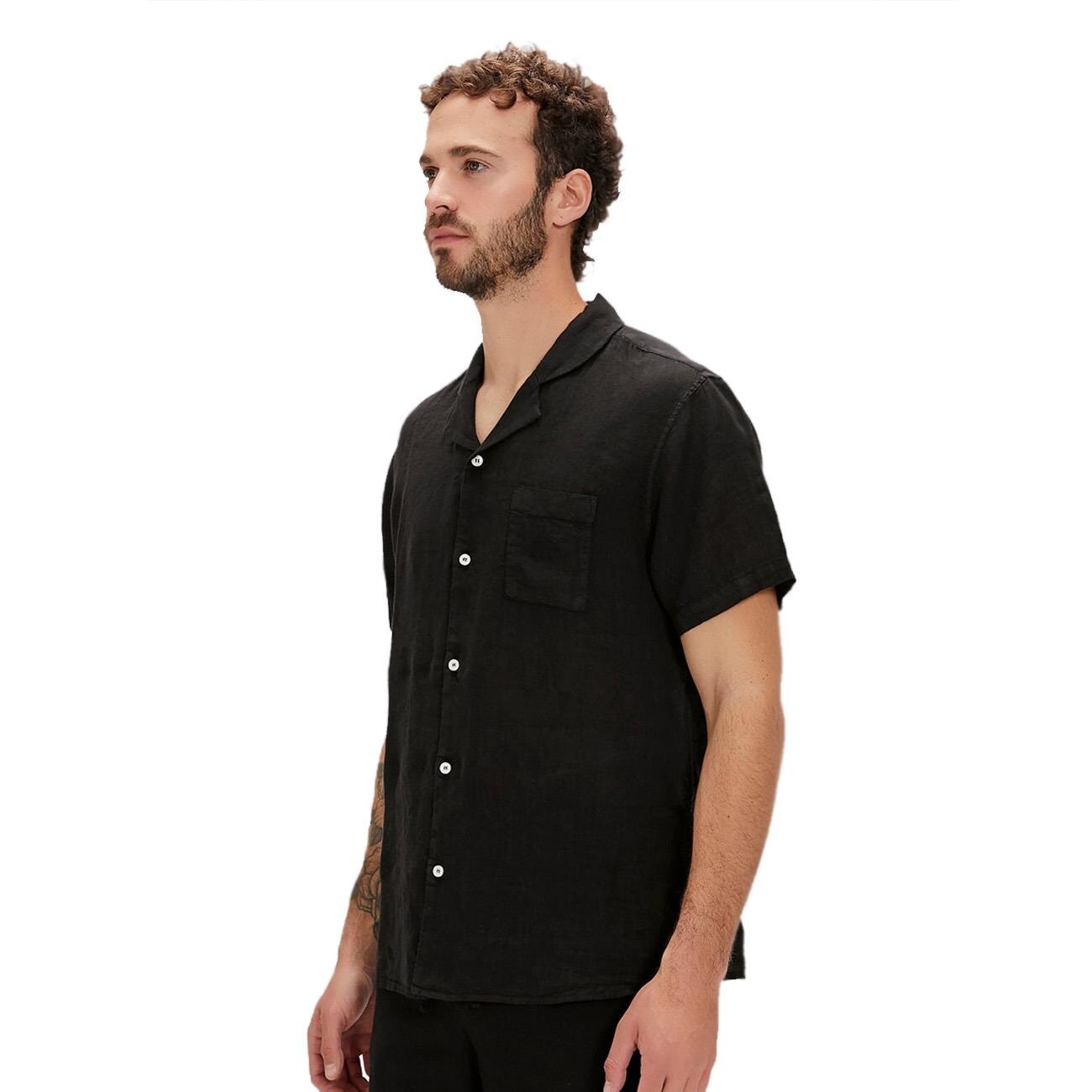 Bad Bear 24.01.30.002 Lyne Shirt Siyah - 2