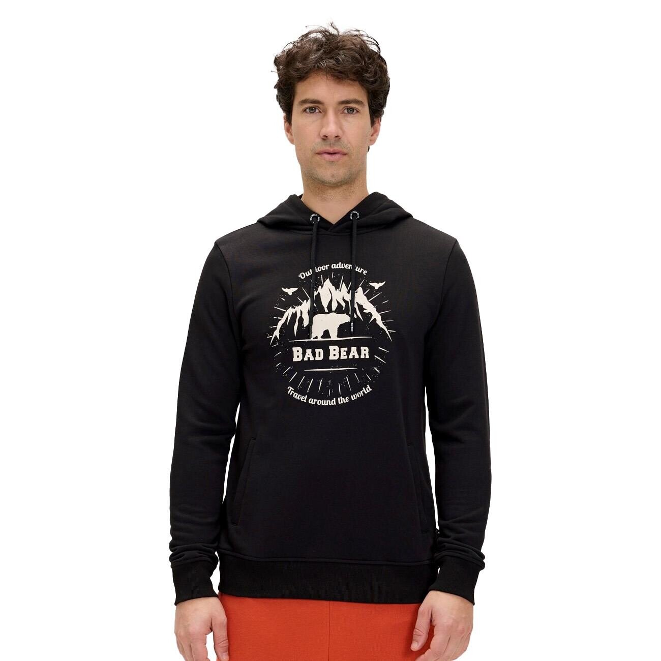 Bad Bear 24.02.12.011 Steve Hoodie Sweatshirt Siyah - 1