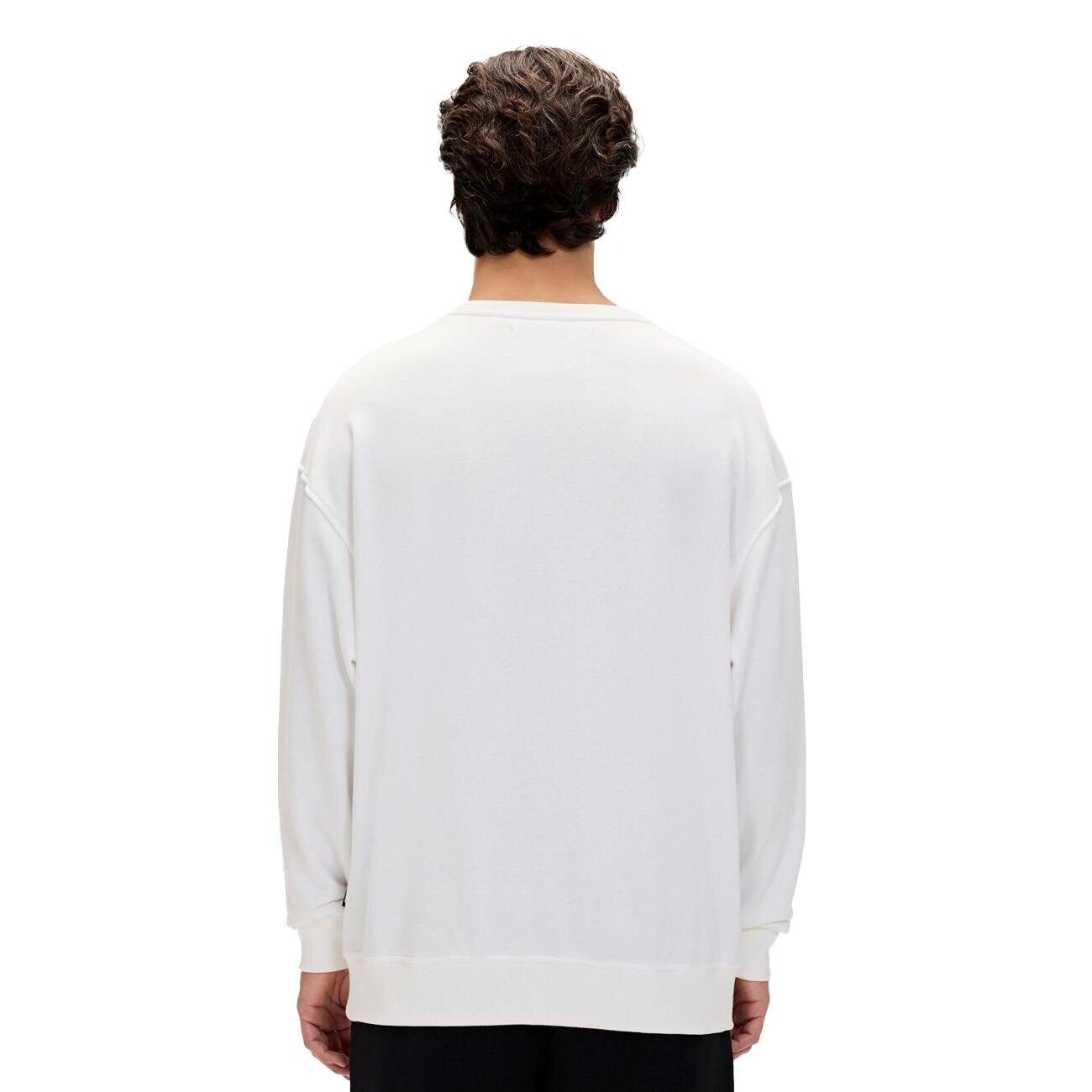 Bad Bear 24.02.12.015 Javed Crewneck Sweatshirt Beyaz - 3
