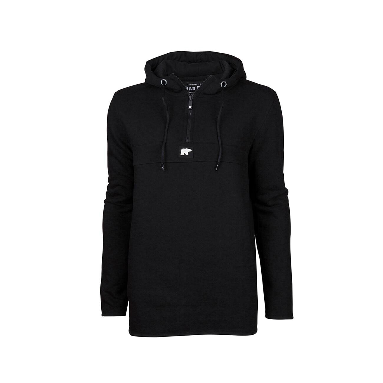 Bad Bear Defence Half-Zip Hoodie Siyah - 1