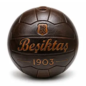 Beşiktaş Futbol Topu Nostalji Kahve - Beşiktaş