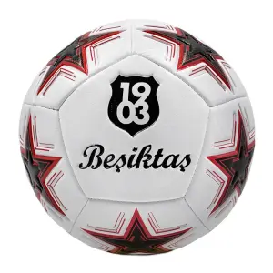 Beşiktaş Futbol Topu Star Siyah-Beyaz - Beşiktaş