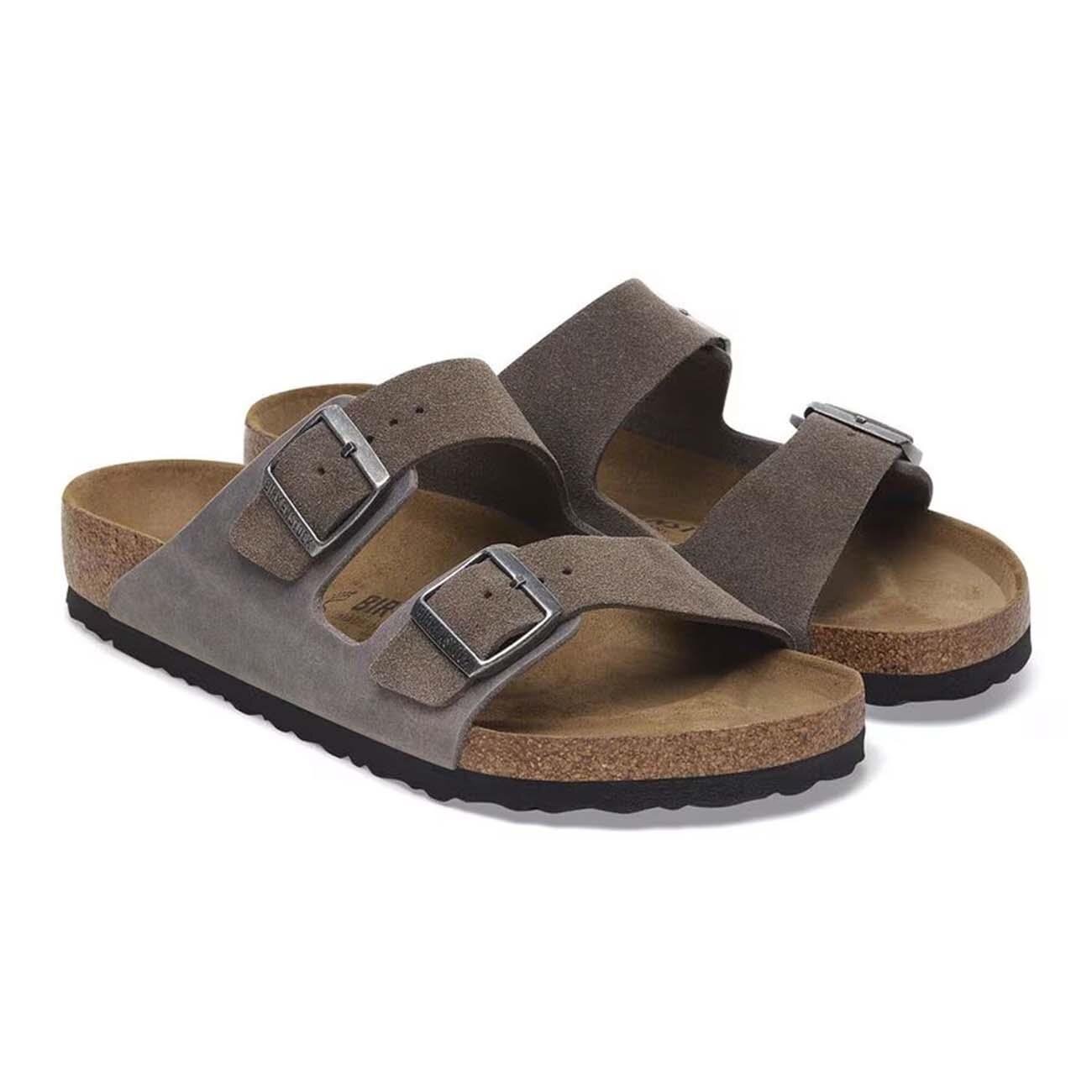 Birkenstock 1029167 Arizona Vl Leoi Terlik Gri - 5