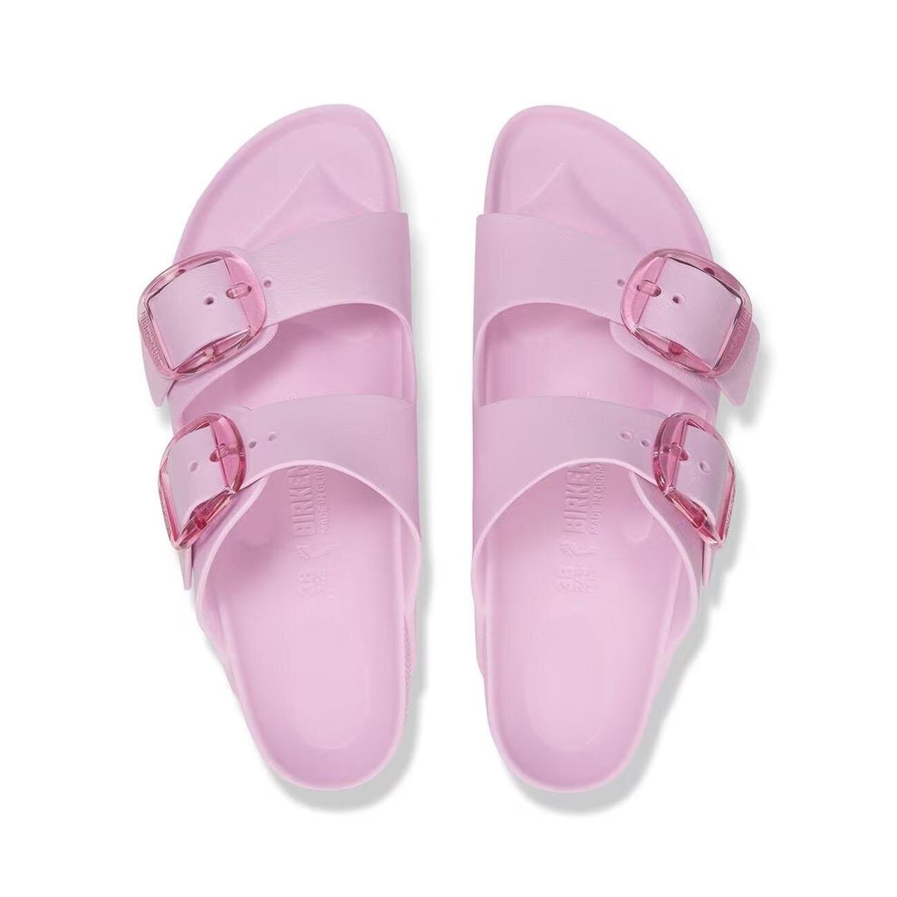 Birkenstock 1029642 Arizona Eva Big Buckle Terlik Pembe - 3