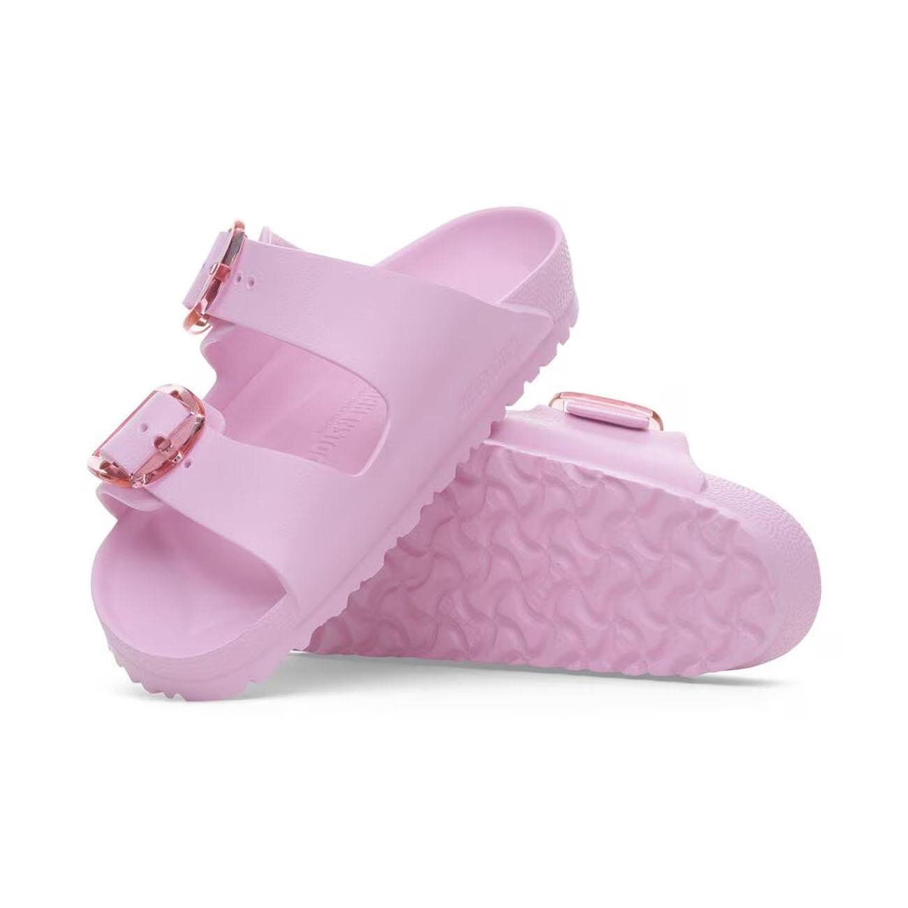 Birkenstock 1029642 Arizona Eva Big Buckle Terlik Pembe - 4