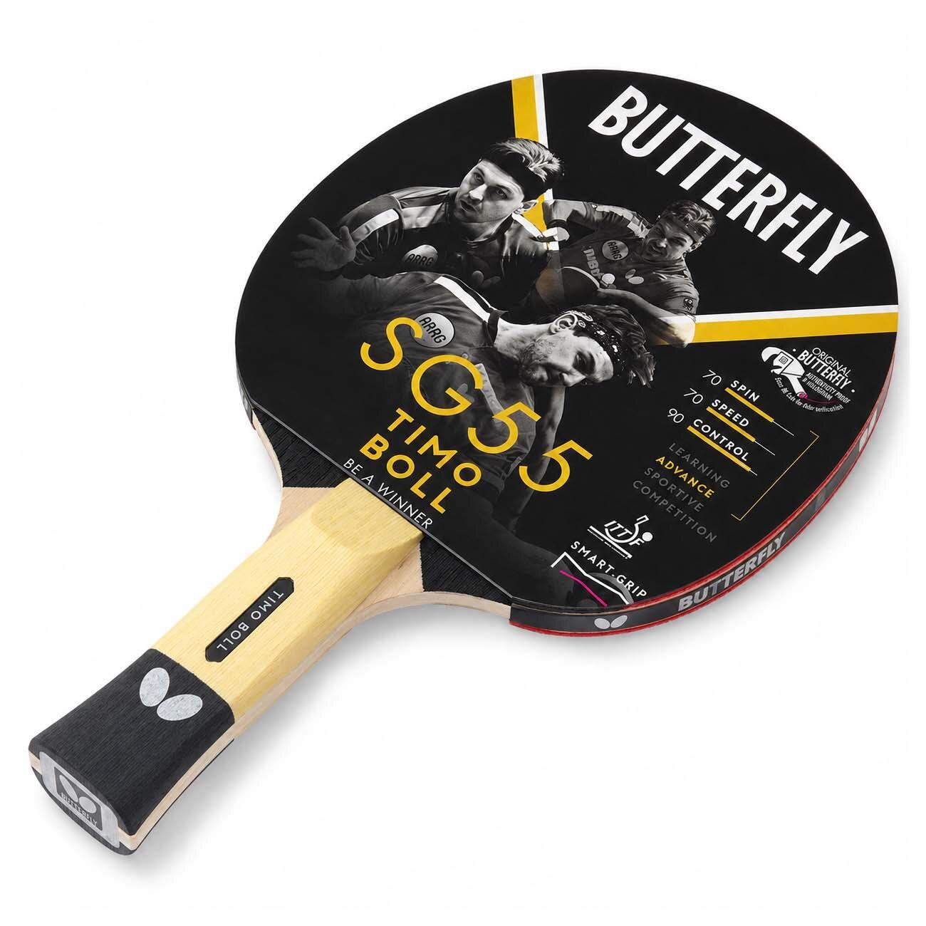 Butterfly 85022S Timo Boll SG55 Masa Tenisi Raketi Siyah - 3