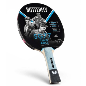 Butterfly 85027S Timo Boll SG77 Masa Tenisi Raketi Siyah - Butterfly