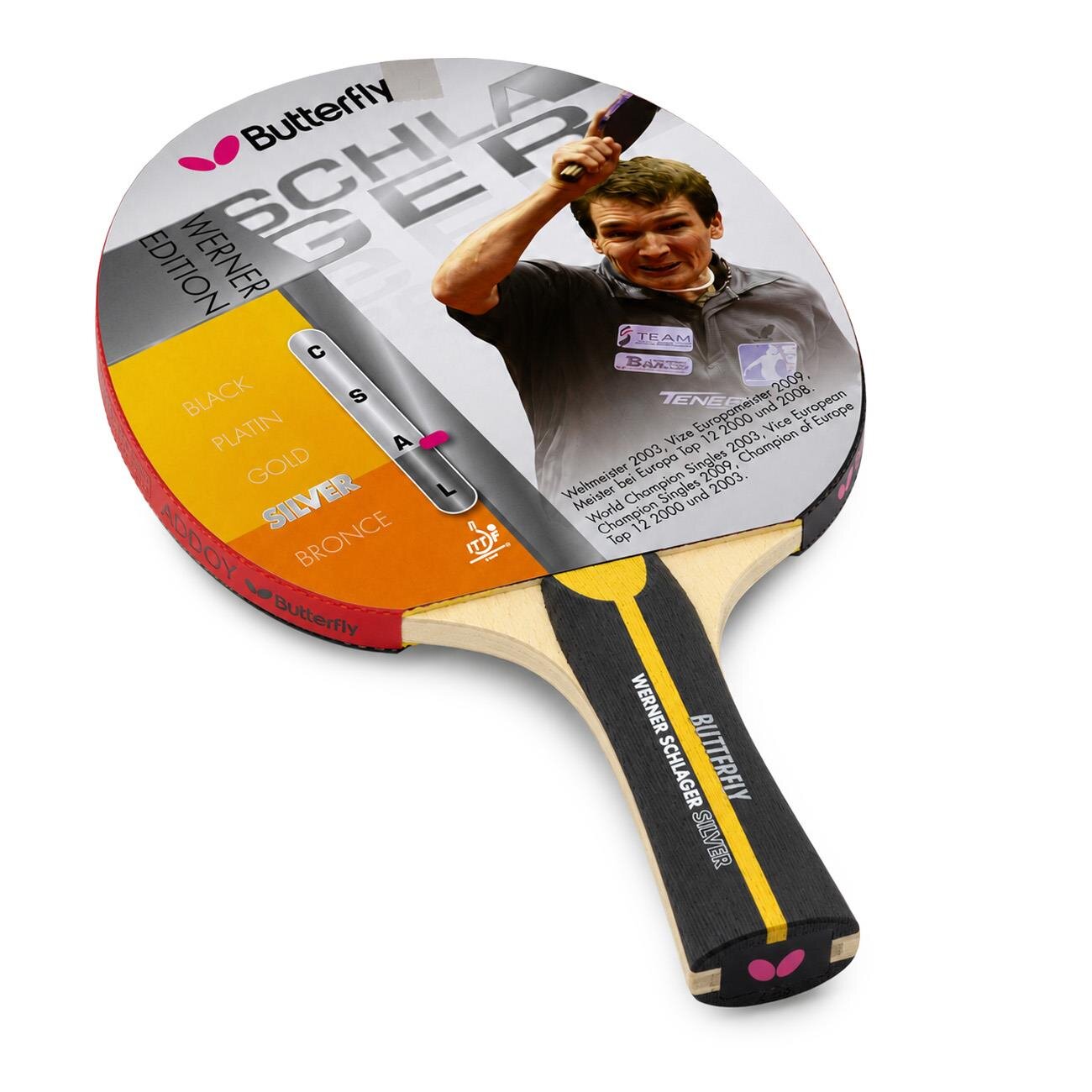 Butterfly 85070 Werner Schlager Masa Tenisi Raketi Silver - 2