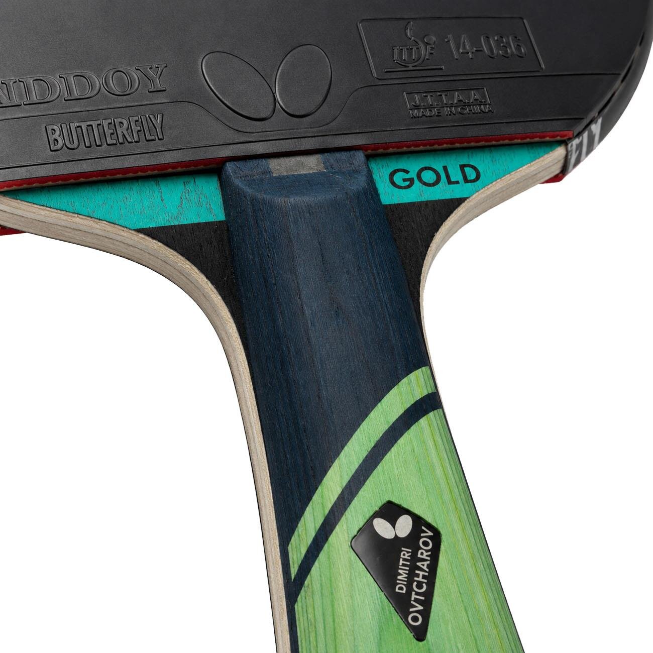 Butterfly 85221 Dimitrij Ovtcharov Masa Tenisi Raketi Gold - 6