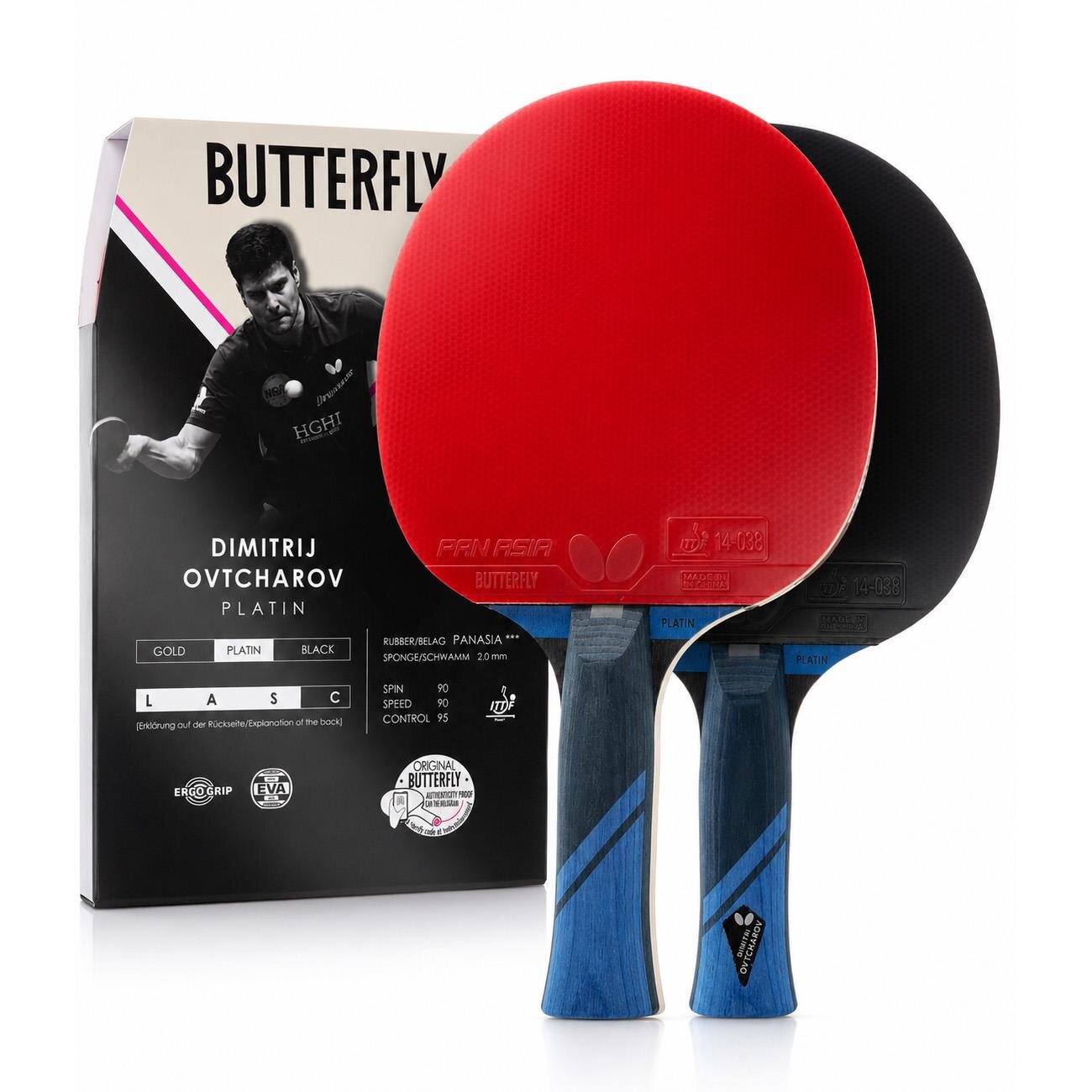 Butterfly 85226 Dimitrij Ovtcharov Masa Tenisi Raketi Platin - 1