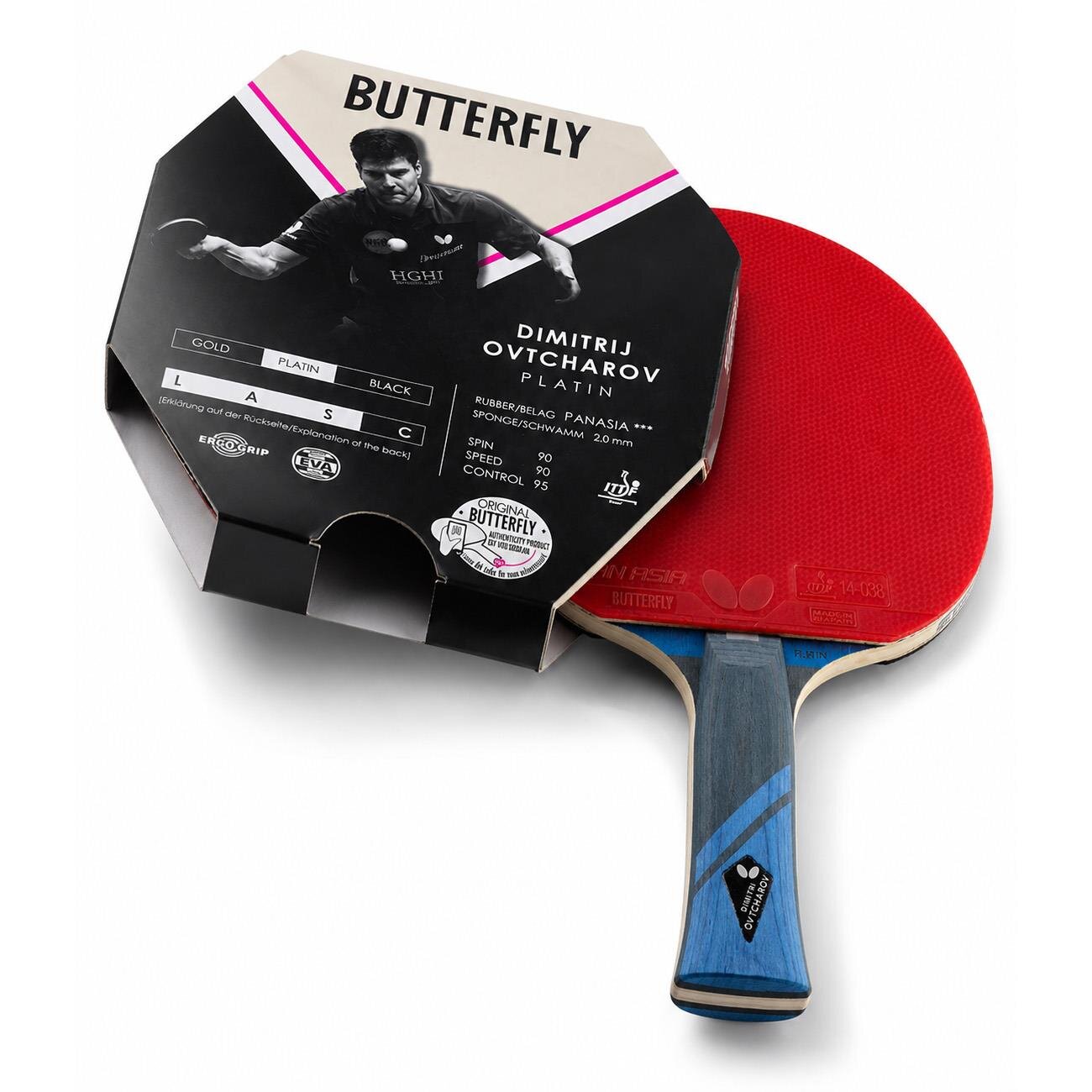 Butterfly 85226 Dimitrij Ovtcharov Masa Tenisi Raketi Platin - 4