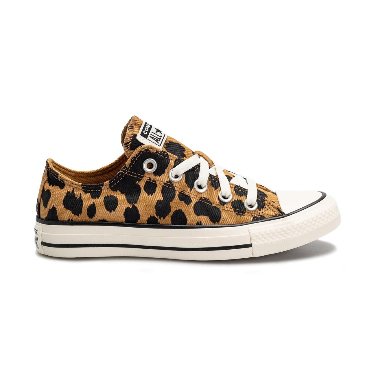 Converse A17920C Chuck Taylor All Star Cow Print Ayakkabı Sarı - 1