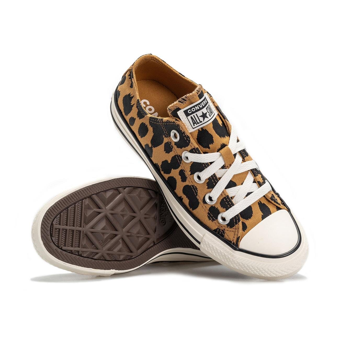 Converse A17920C Chuck Taylor All Star Cow Print Ayakkabı Sarı - 3