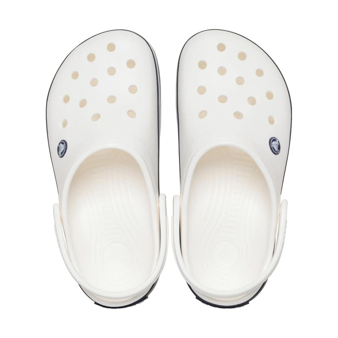Crocs 11016 Crocband Unisex Beyaz-Lacivert Terlik - 4