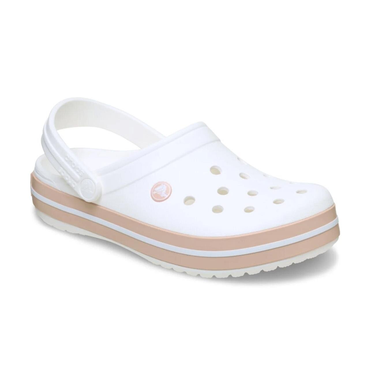 Crocs 11016 Crocband Beyaz-Pembe Kadın Terlik - 2