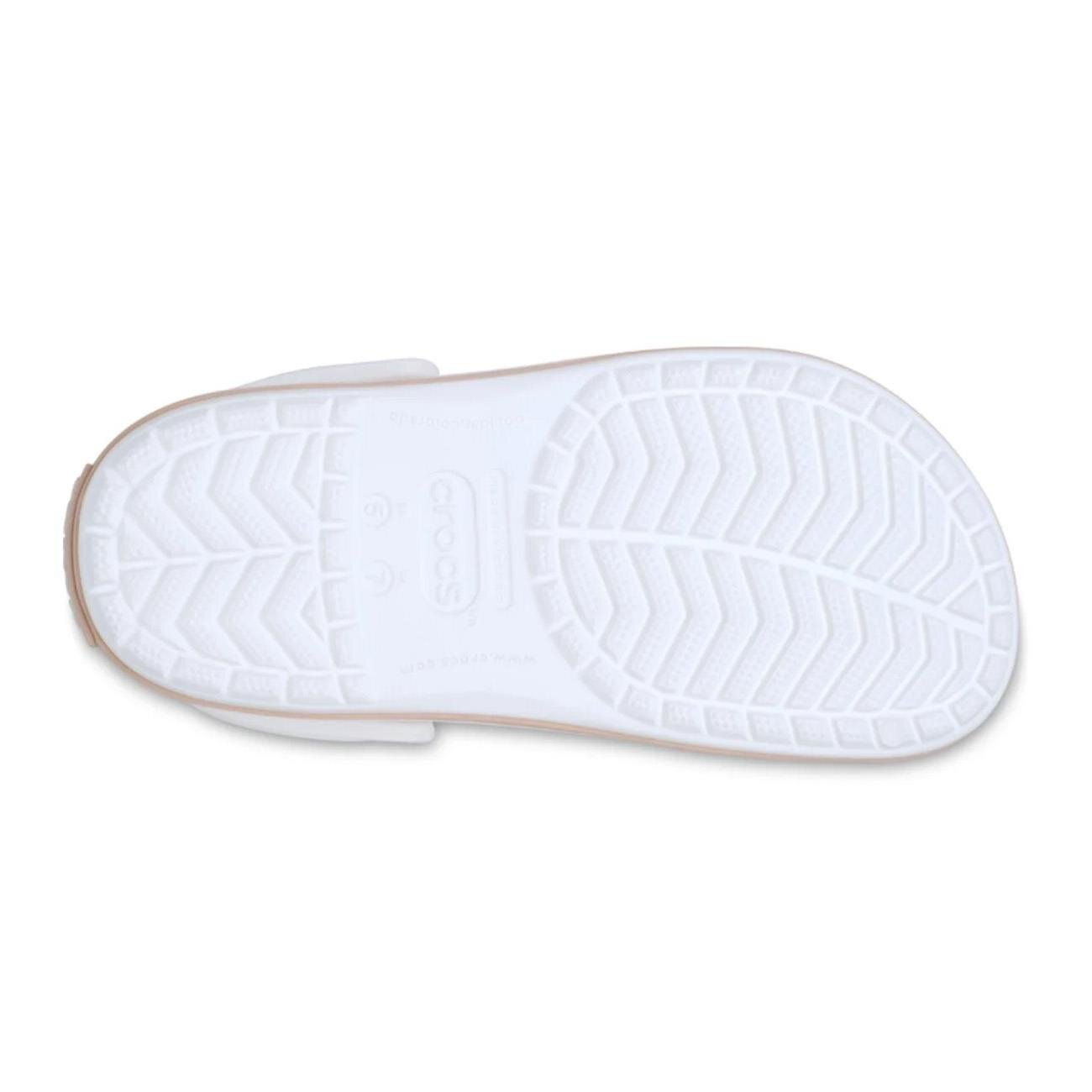 Crocs 11016 Crocband Beyaz-Pembe Kadın Terlik - 5