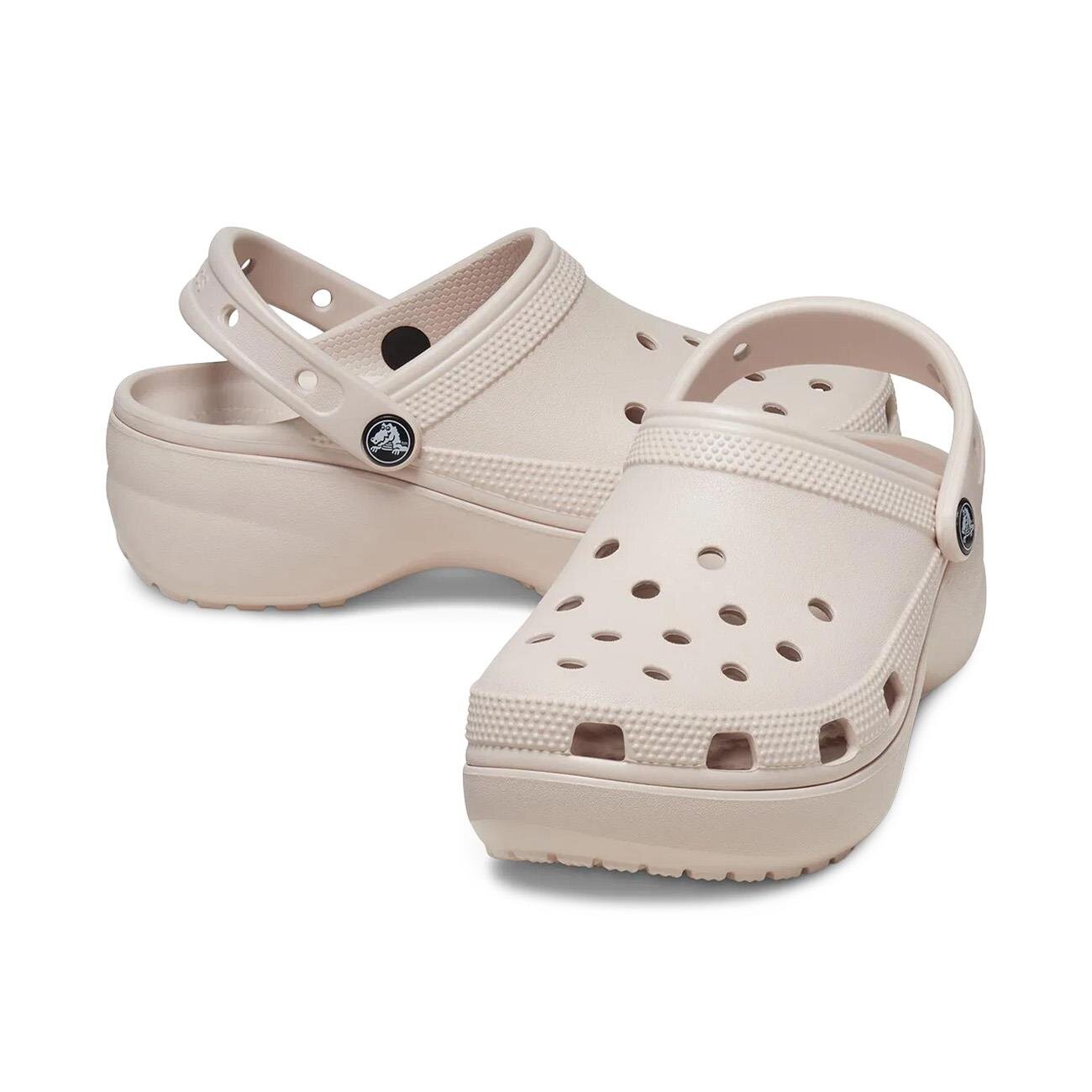 Crocs 206750 Classic Platform Clog Kadın Pembe Terlik - 4