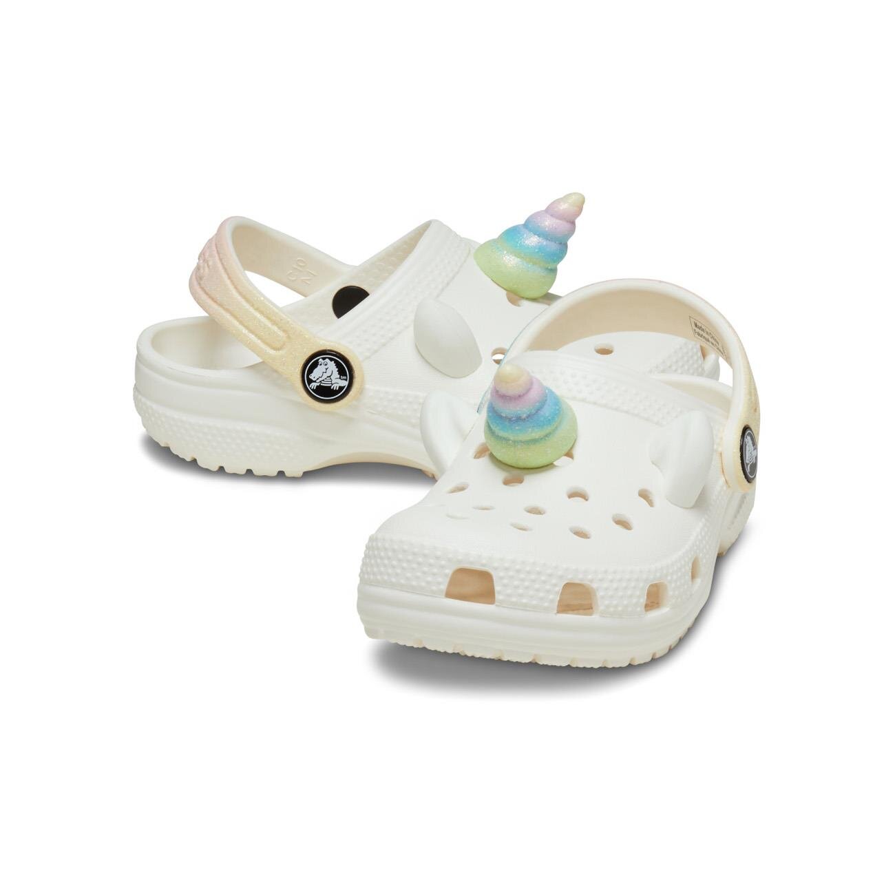 Crocs 209701 Classic IAM Rainbow UnicornCgT Beyaz - 3