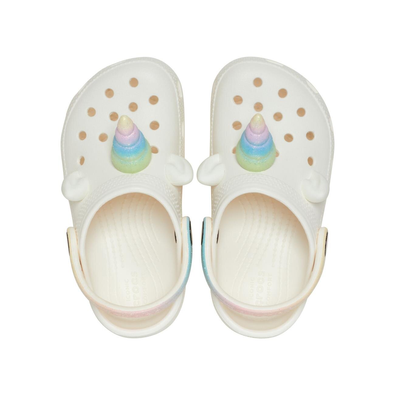 Crocs 209701 Classic IAM Rainbow UnicornCgT Beyaz - 4