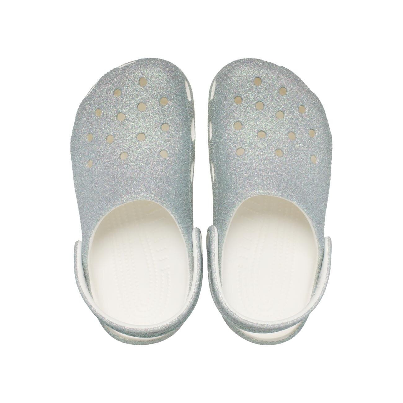 Crocs 210985 Classic Iridescent Glitter CgT Beyaz - 4