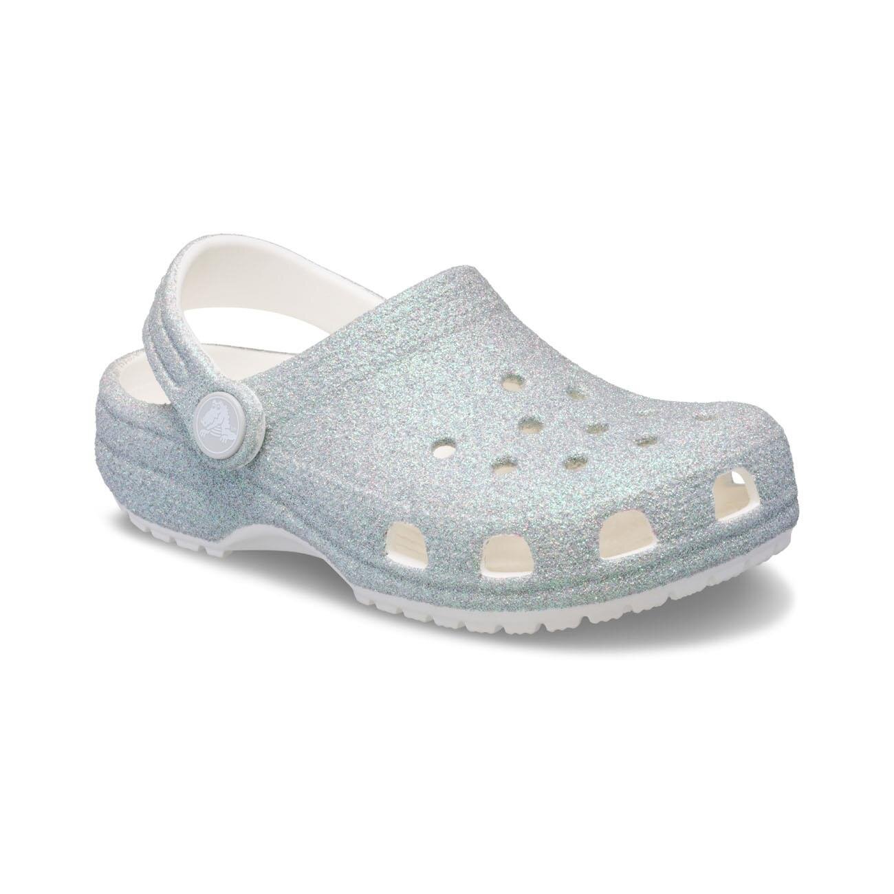 Crocs 210986 Classic Iridescent Glitter CgK Beyaz - 2