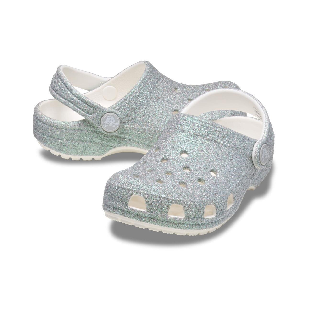 Crocs 210986 Classic Iridescent Glitter CgK Beyaz - 3