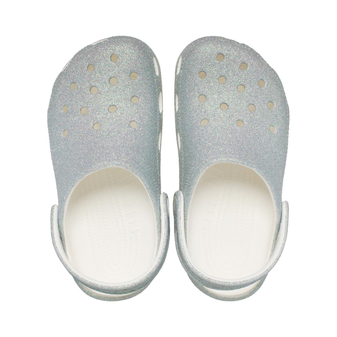 Crocs 210986 Classic Iridescent Glitter CgK Beyaz - 4