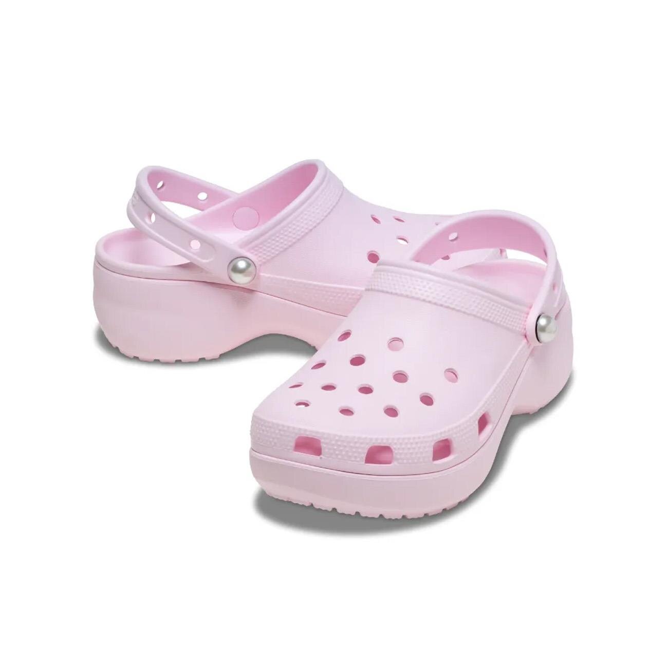Crocs 211231 Classic Platform Pearl Clog A.Pembe - 3