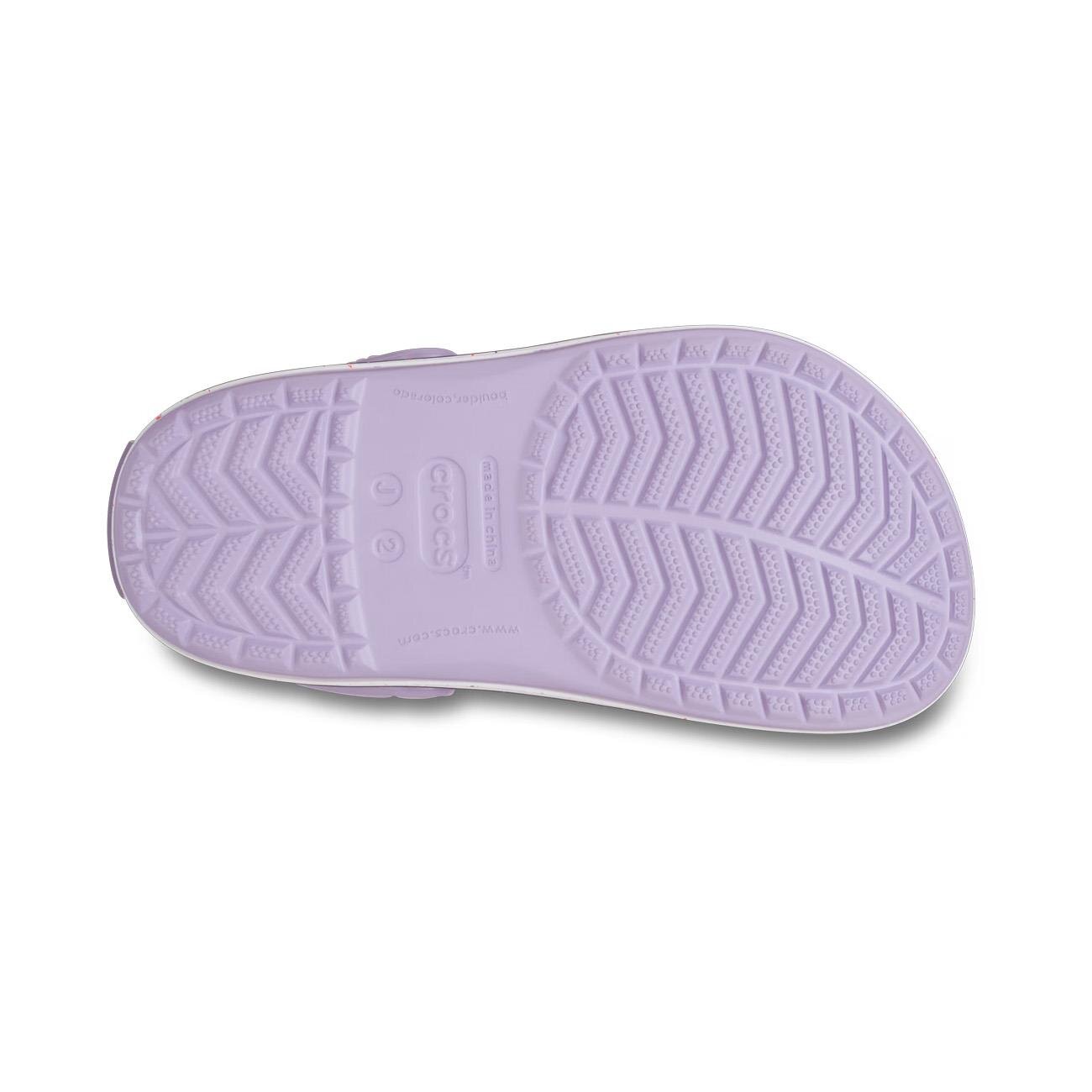 Crocs 211645 Crocband Speckled Band Clog K Terlik Lila - 5