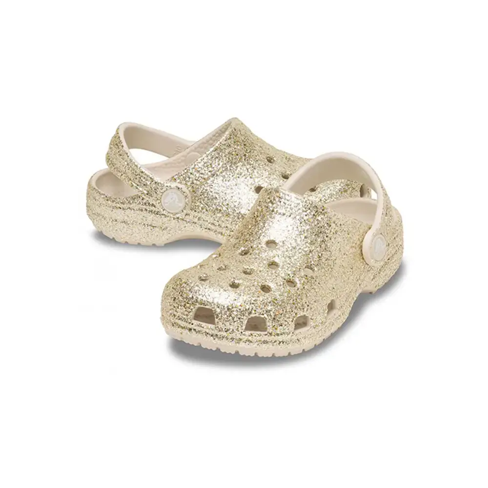 Crocs 211939 Classic Chunky Glitter K Terlik Gold - 3